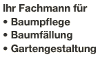Ihr Fachmann fr